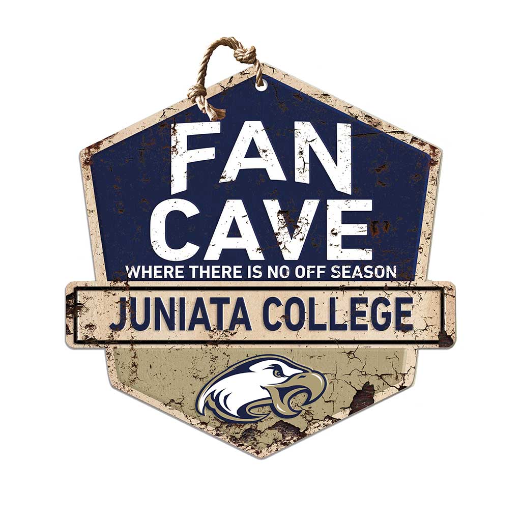 Rustic Badge Fan Cave Sign Juniata College Eagles