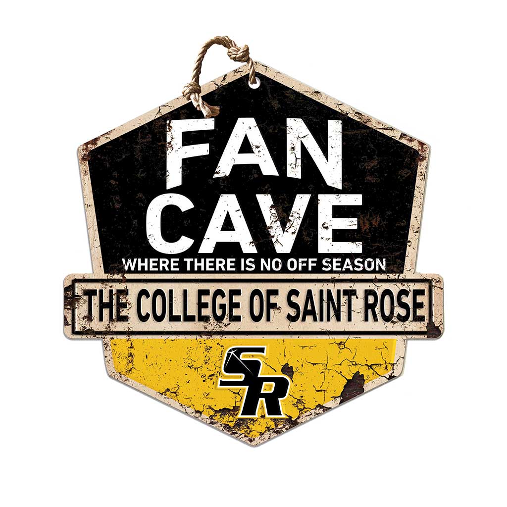 Rustic Badge Fan Cave Sign The College of Saint Rose Golden Knights