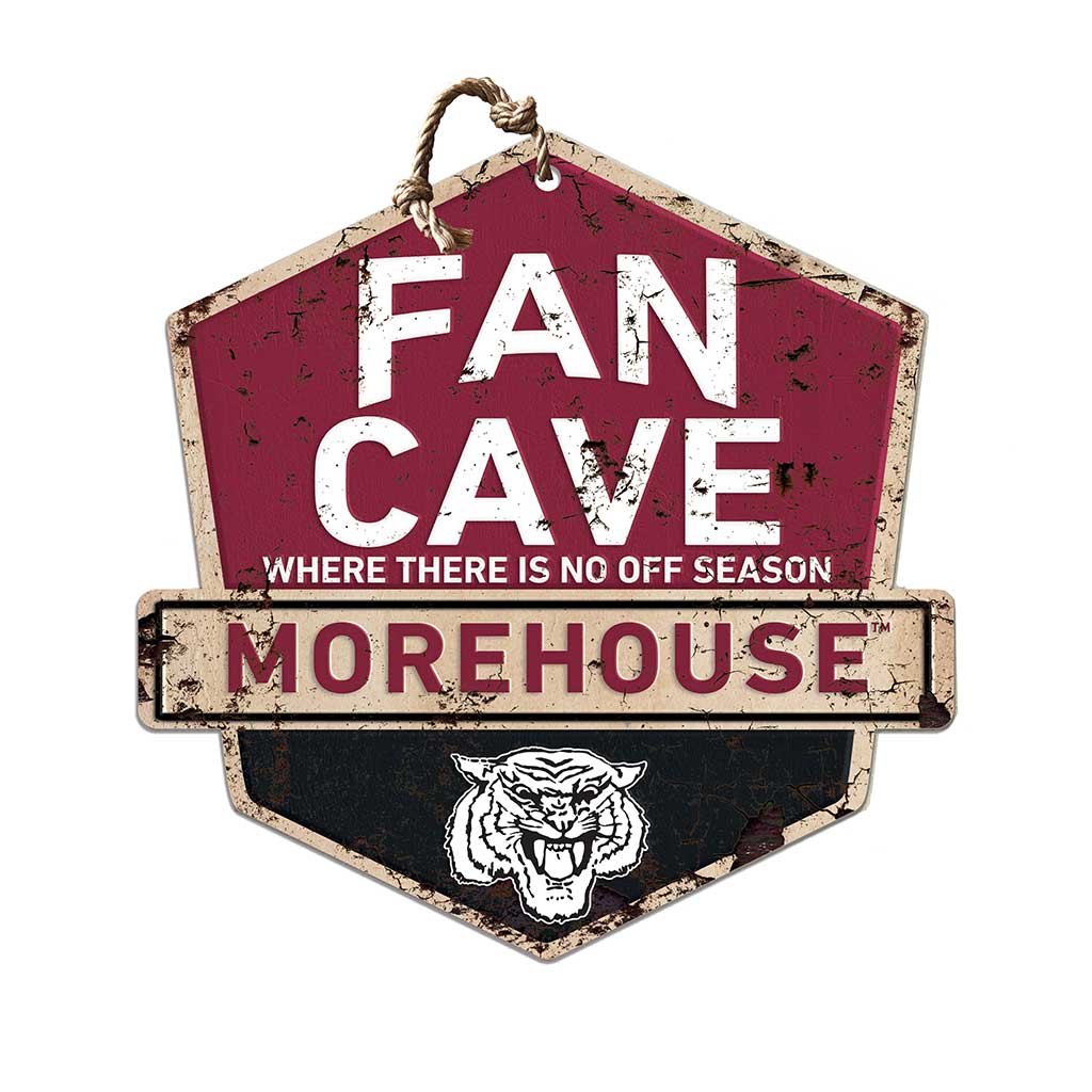 Rustic Badge Fan Cave Sign Morehouse College Maroon Tigers