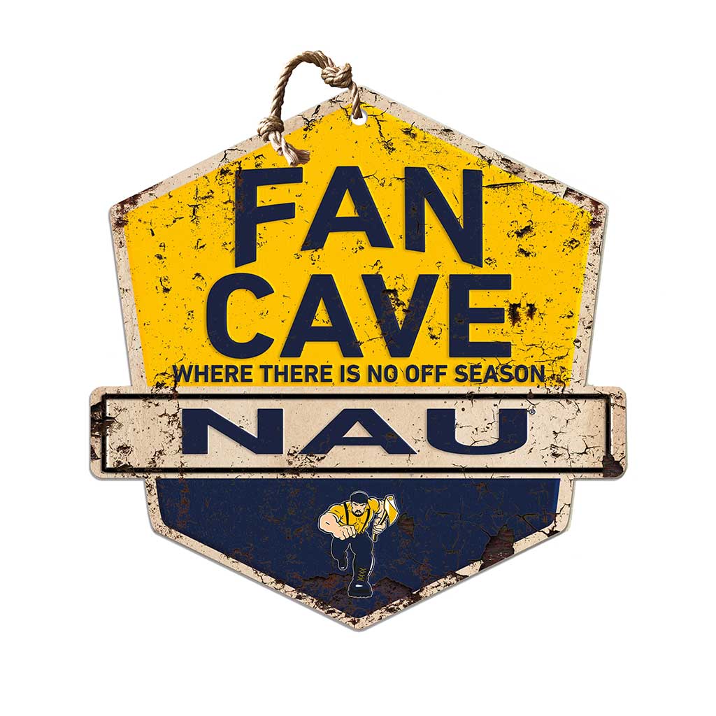 Rustic Badge Fan Cave Sign Northern Arizona Lumberjacks