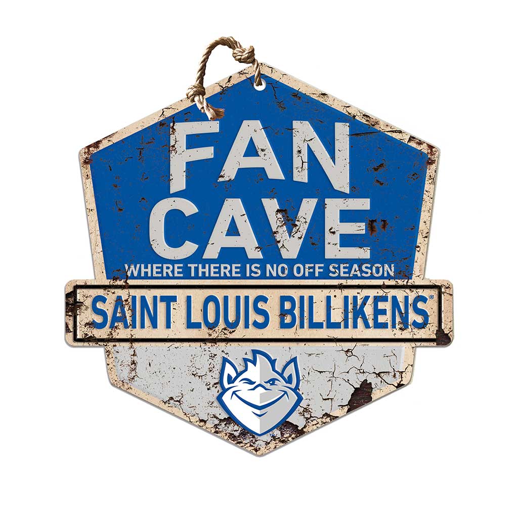 Rustic Badge Fan Cave Sign Saint Louis Billikens