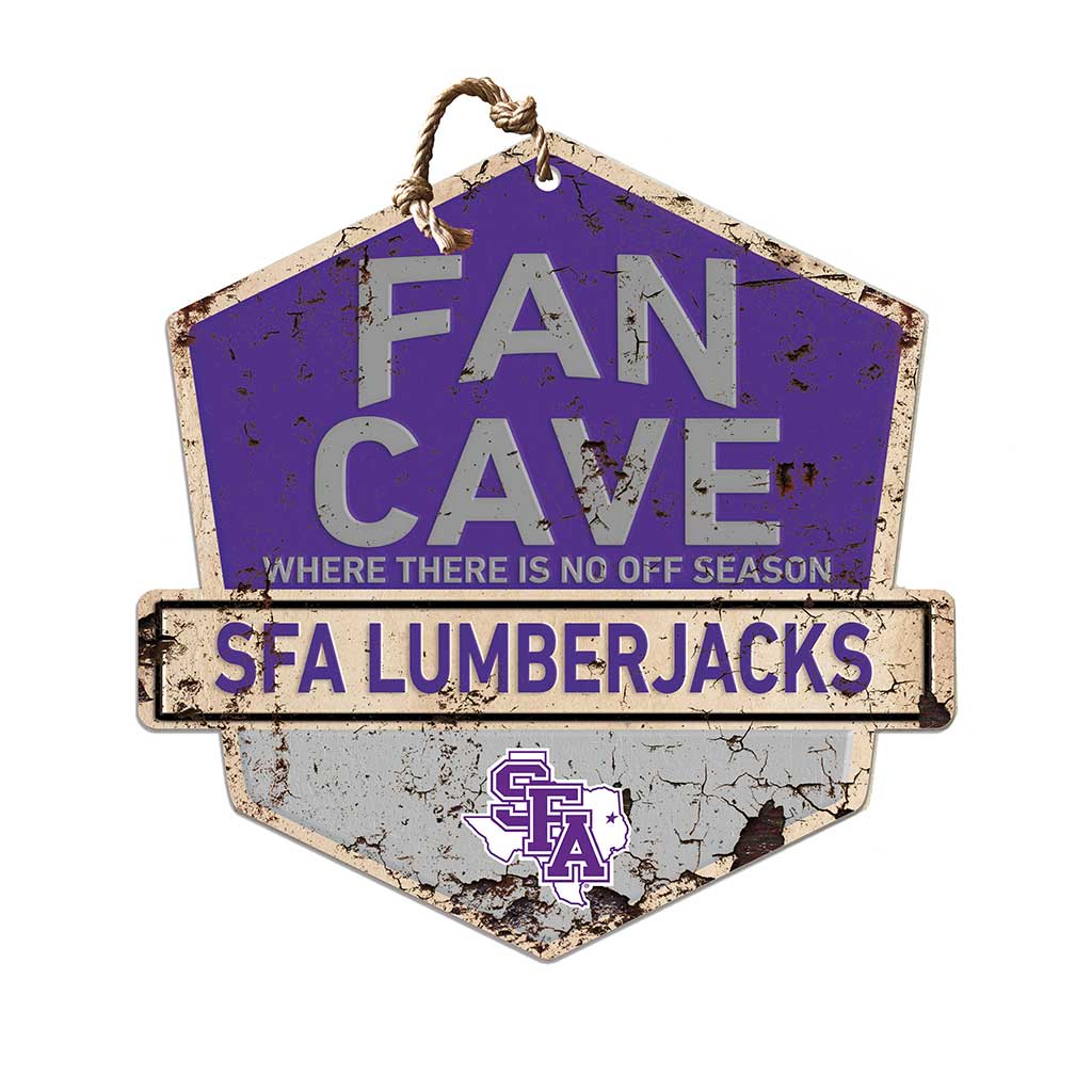 Rustic Badge Fan Cave Sign Stephen F Austin Lumberjacks