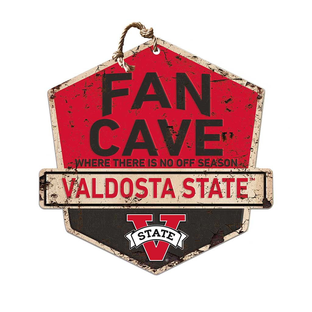 Rustic Badge Fan Cave Sign Valdosta State Blazers