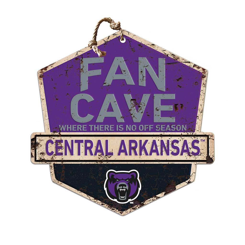 Rustic Badge Fan Cave Sign University of Central Arkansas Bears