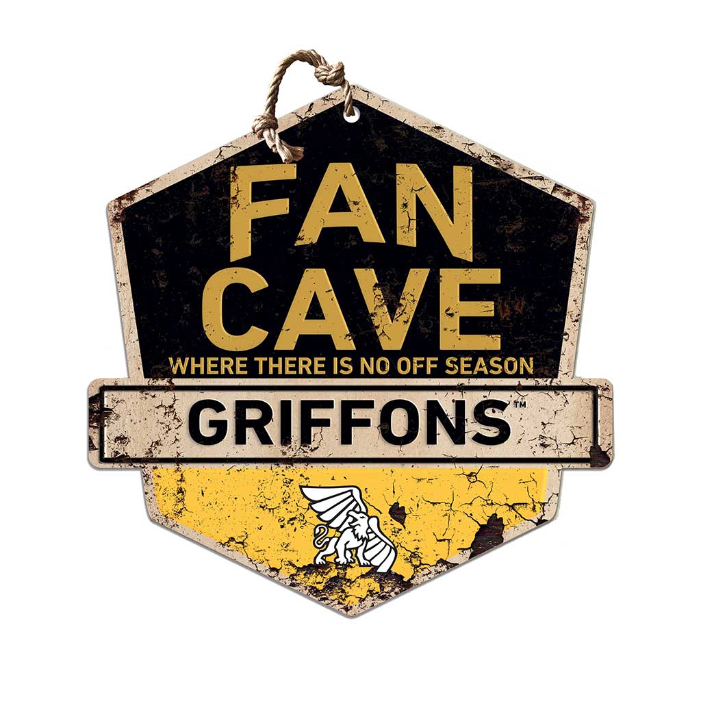 Rustic Badge Fan Cave Sign Missouri Western State University Griffons