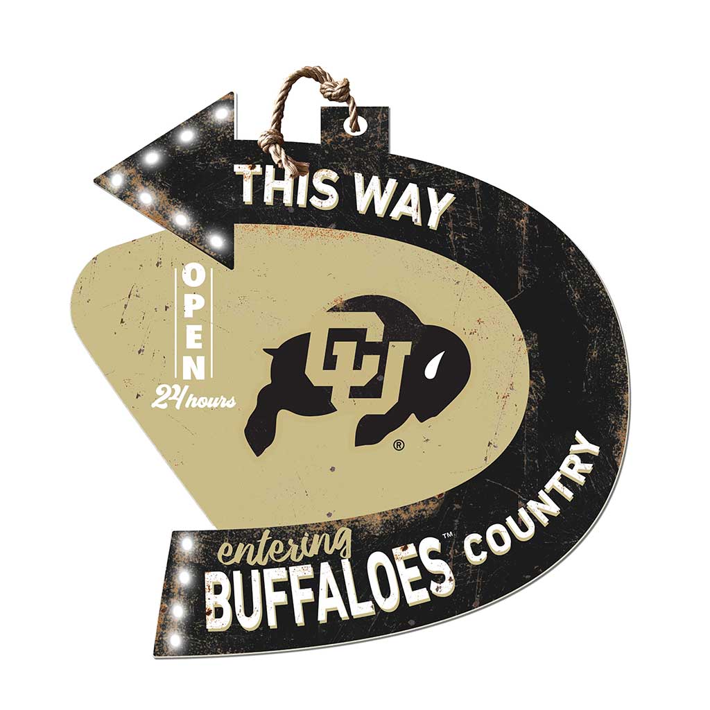 Arrow Sign This Way Colorado (Boulder) Buffaloes