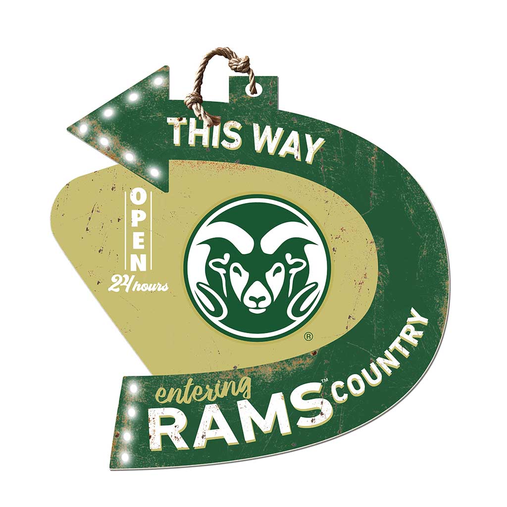 Arrow Sign This Way Colorado State-Ft. Collins Rams
