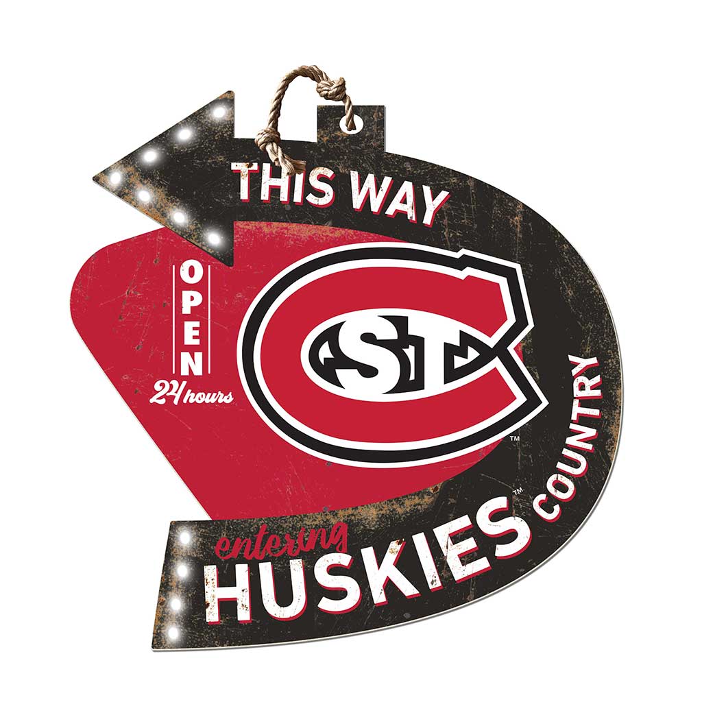 Arrow Sign This Way St. Cloud State Huskies