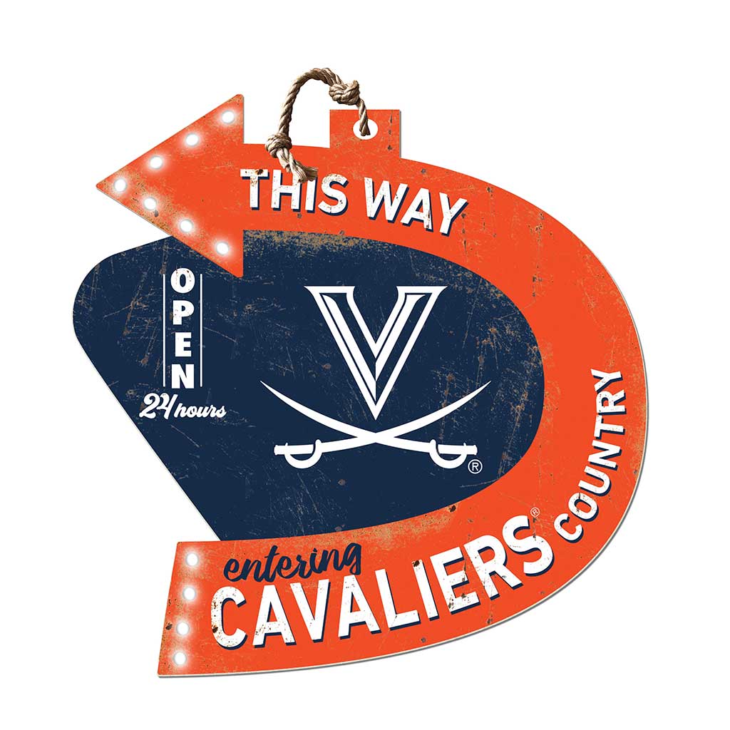 Arrow Sign This Way Virginia Cavaliers