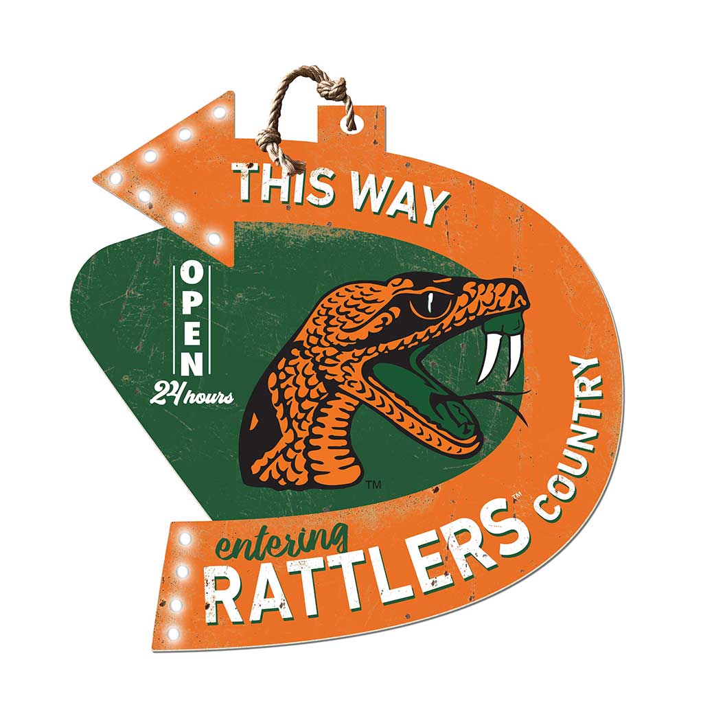 Arrow Sign This Way Florida A&M Rattlers