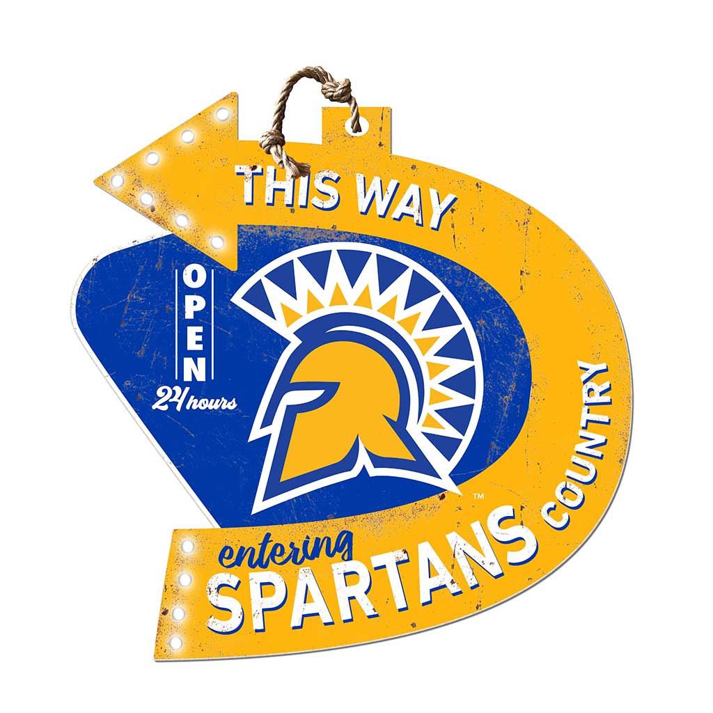 Arrow Sign This Way San Jose State Spartans