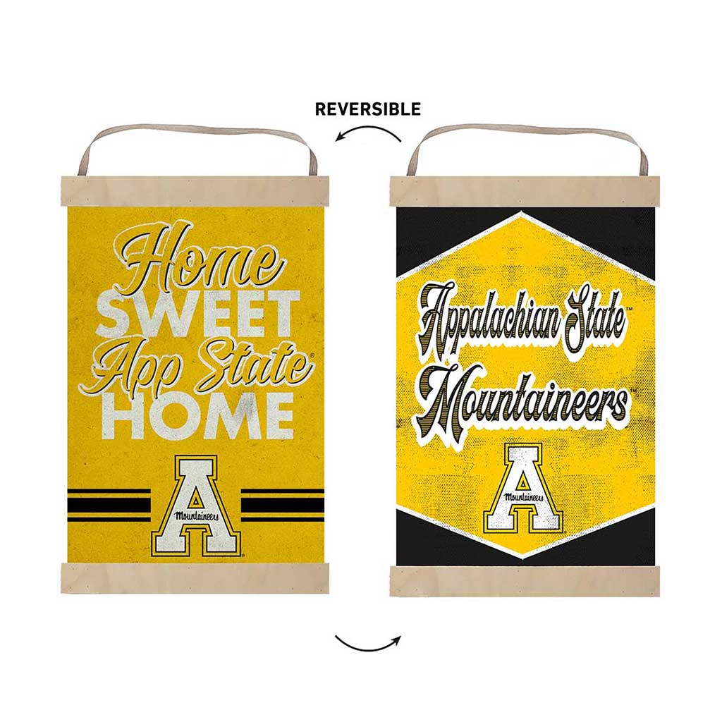 Reversible Banner Signs Home Sweet Home Appalachian State Mountaineers
