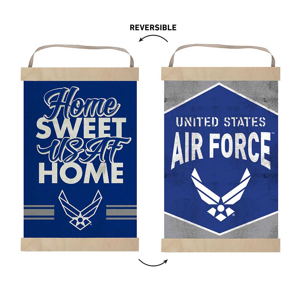 Reversible Banner Signs Home Sweet Home Air Force