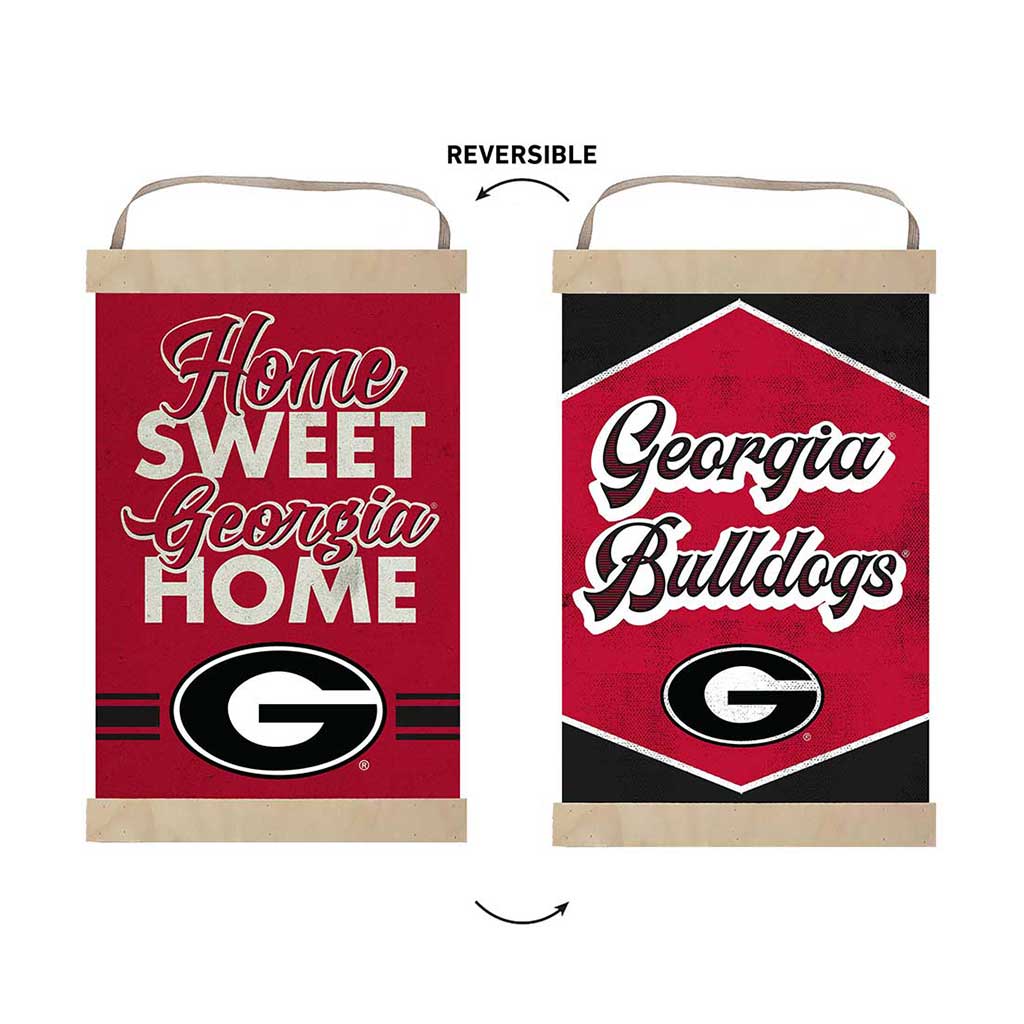 Reversible Banner Signs Home Sweet Home Georgia Bulldogs