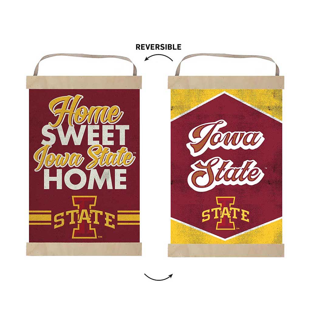 Reversible Banner Signs Home Sweet Home Iowa State Cyclones
