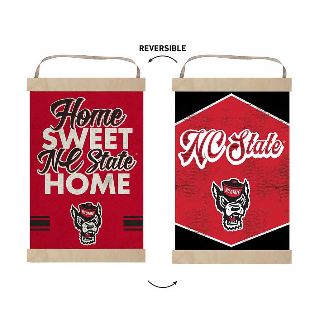 Reversible Banner Signs Home Sweet Home North Carolina State Wolfpack