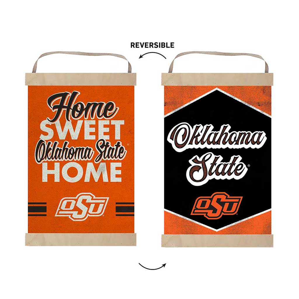 Reversible Banner Signs Home Sweet Home Oklahoma State Cowboys