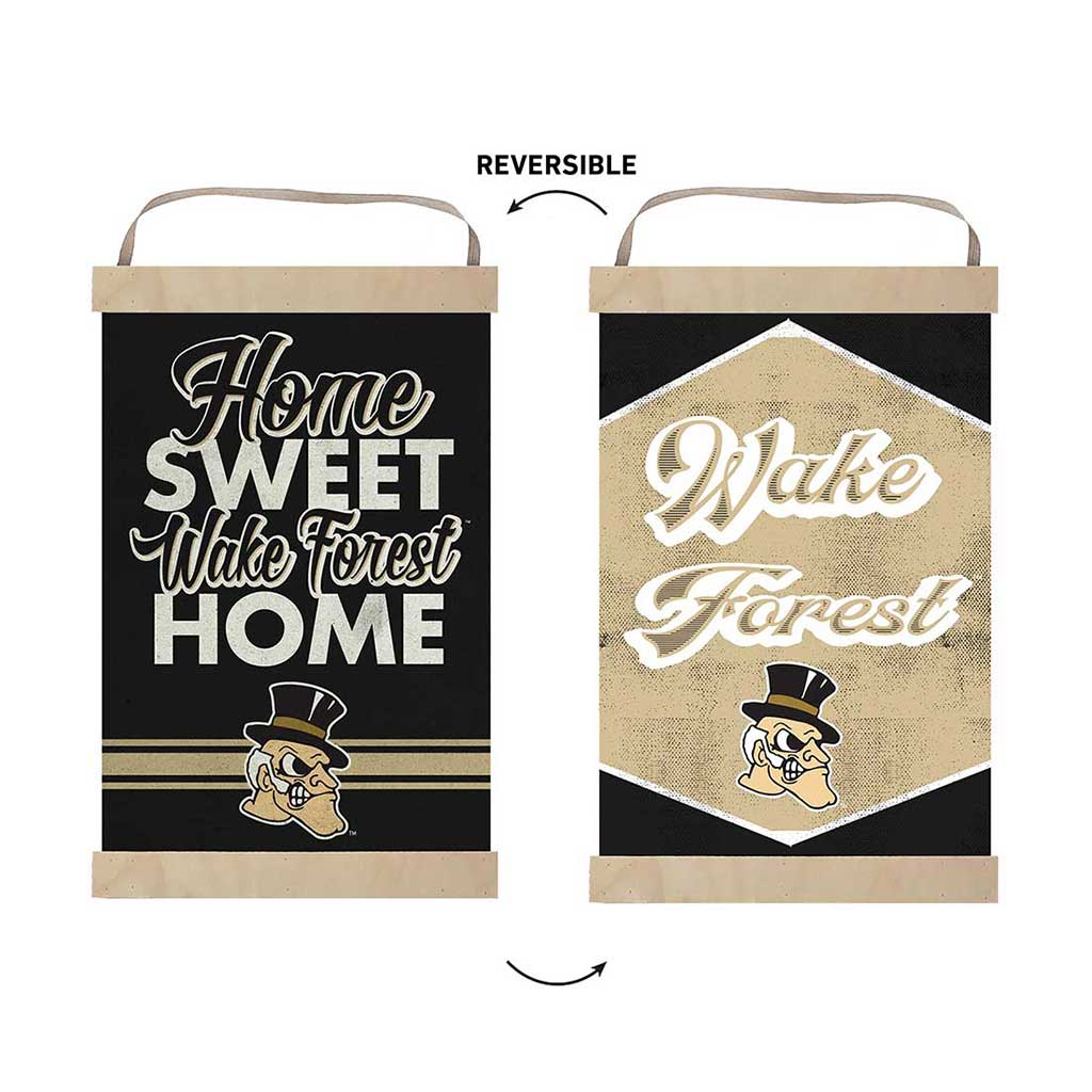 Reversible Banner Signs Home Sweet Home Wake Forest Demon Deacons