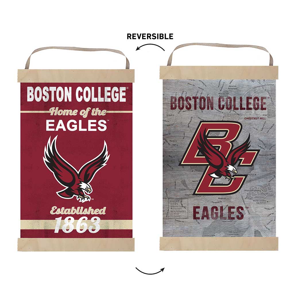 Reversible Banner Sign Home of the Boston College Eagles