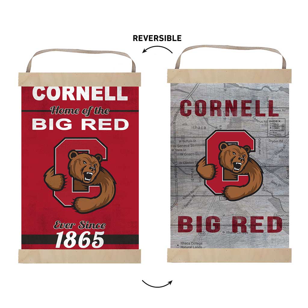 Reversible Banner Sign Home of the Cornell Big Red