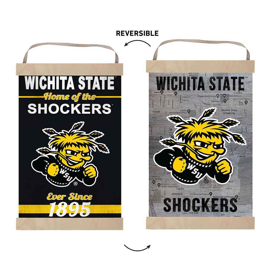 Reversible Banner Sign Home of the Wichita State Shockers