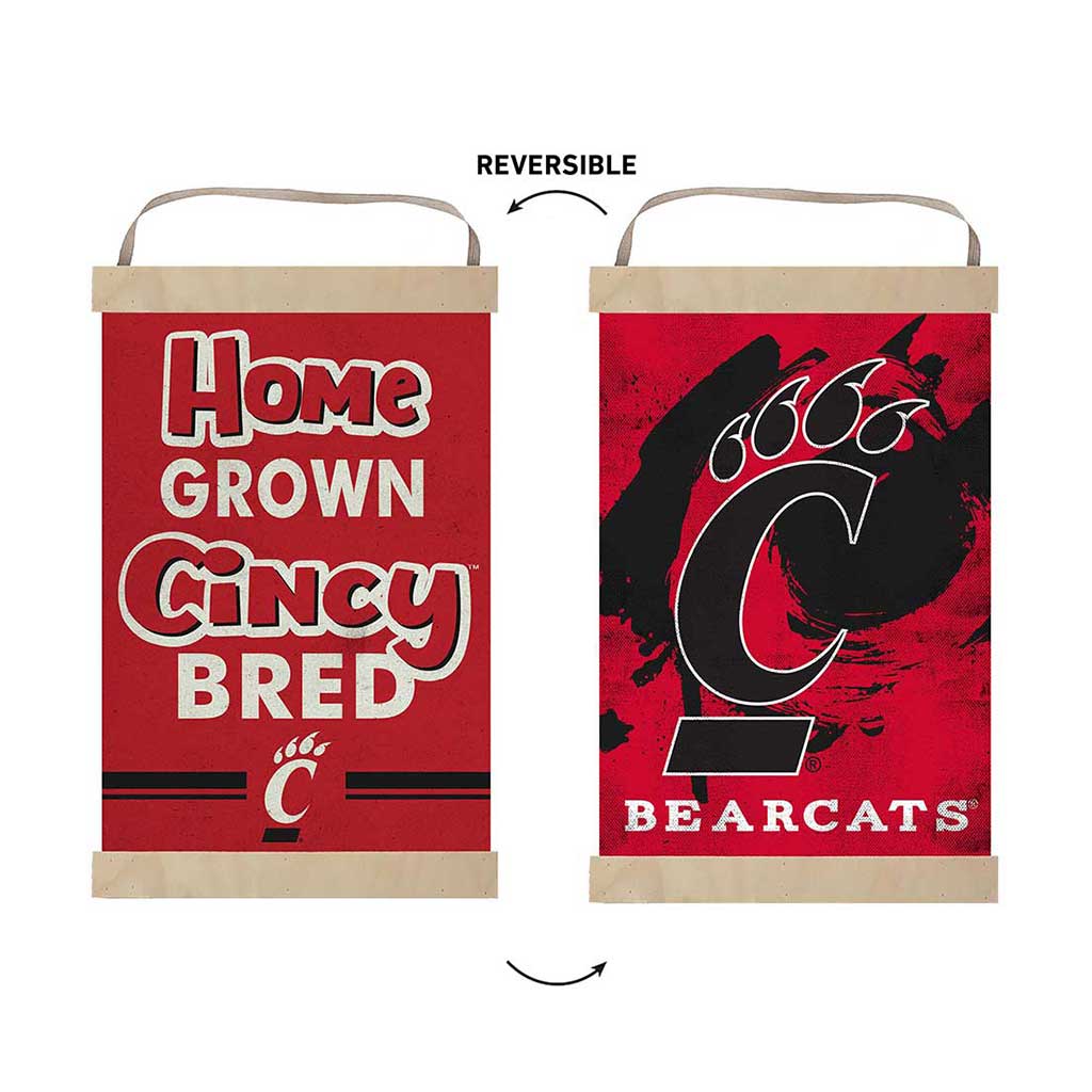 Reversible Banner Sign Home Grown Cincinnati Bearcats