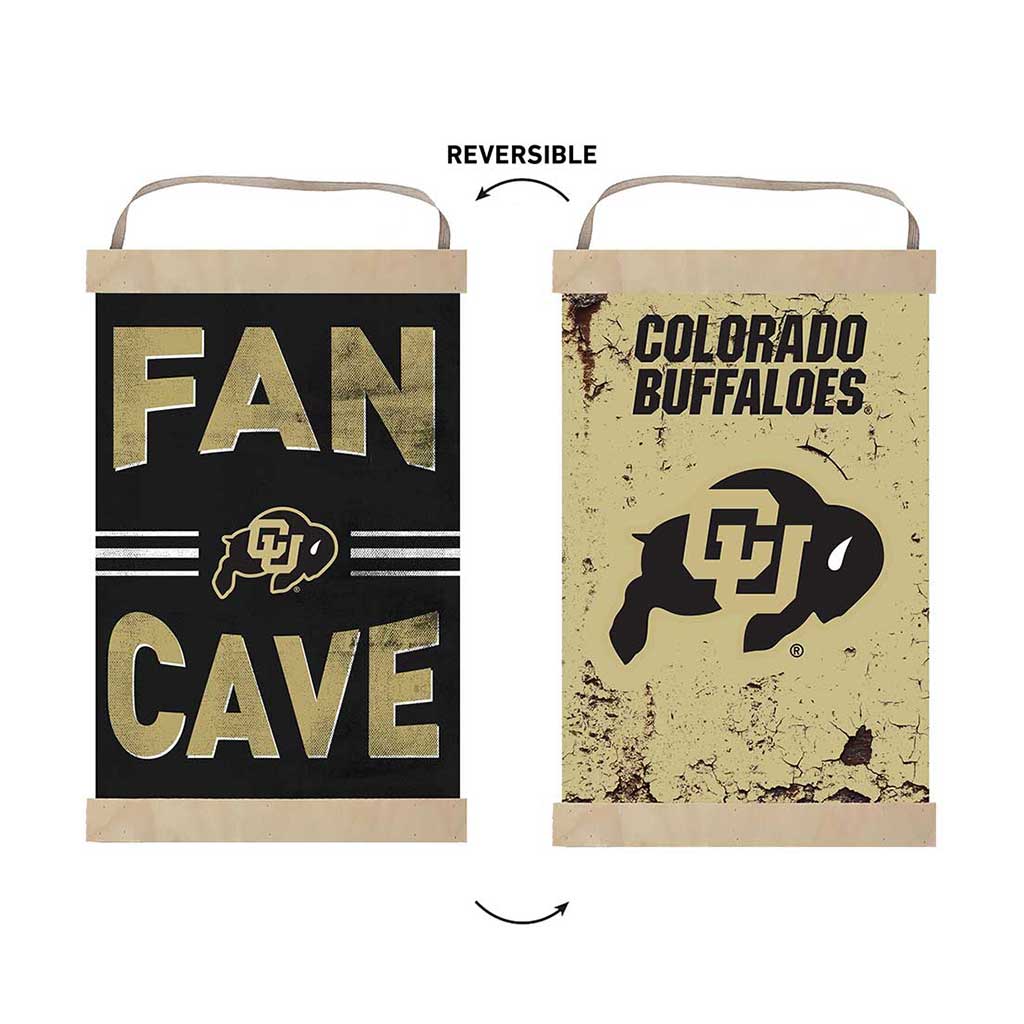 Reversible Banner Sign Fan Cave Colorado (Boulder) Buffaloes