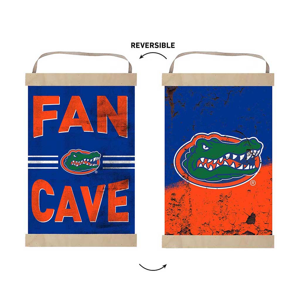 Reversible Banner Sign Fan Cave Florida Gators