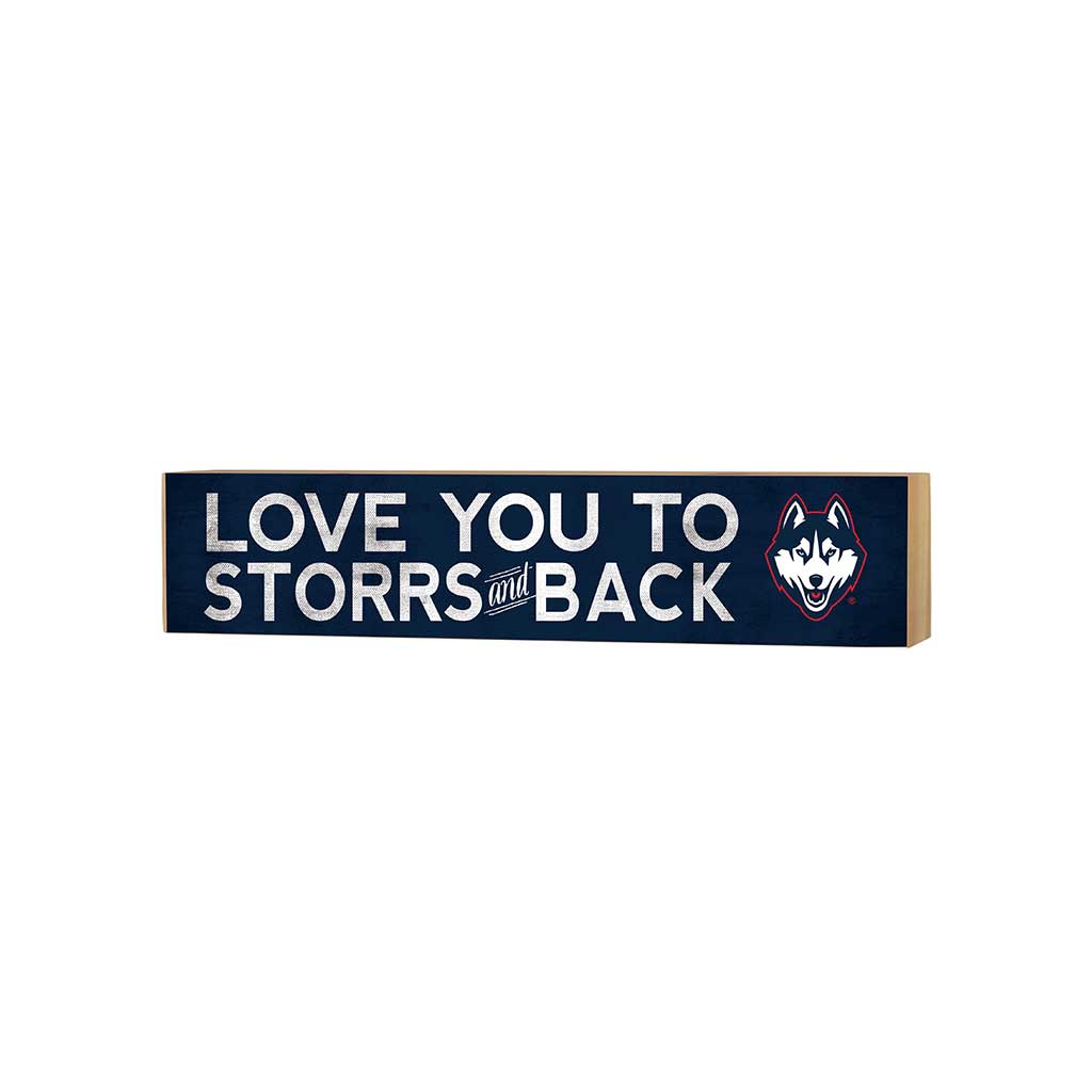 3x13 Block Love you to Connecticut Huskies