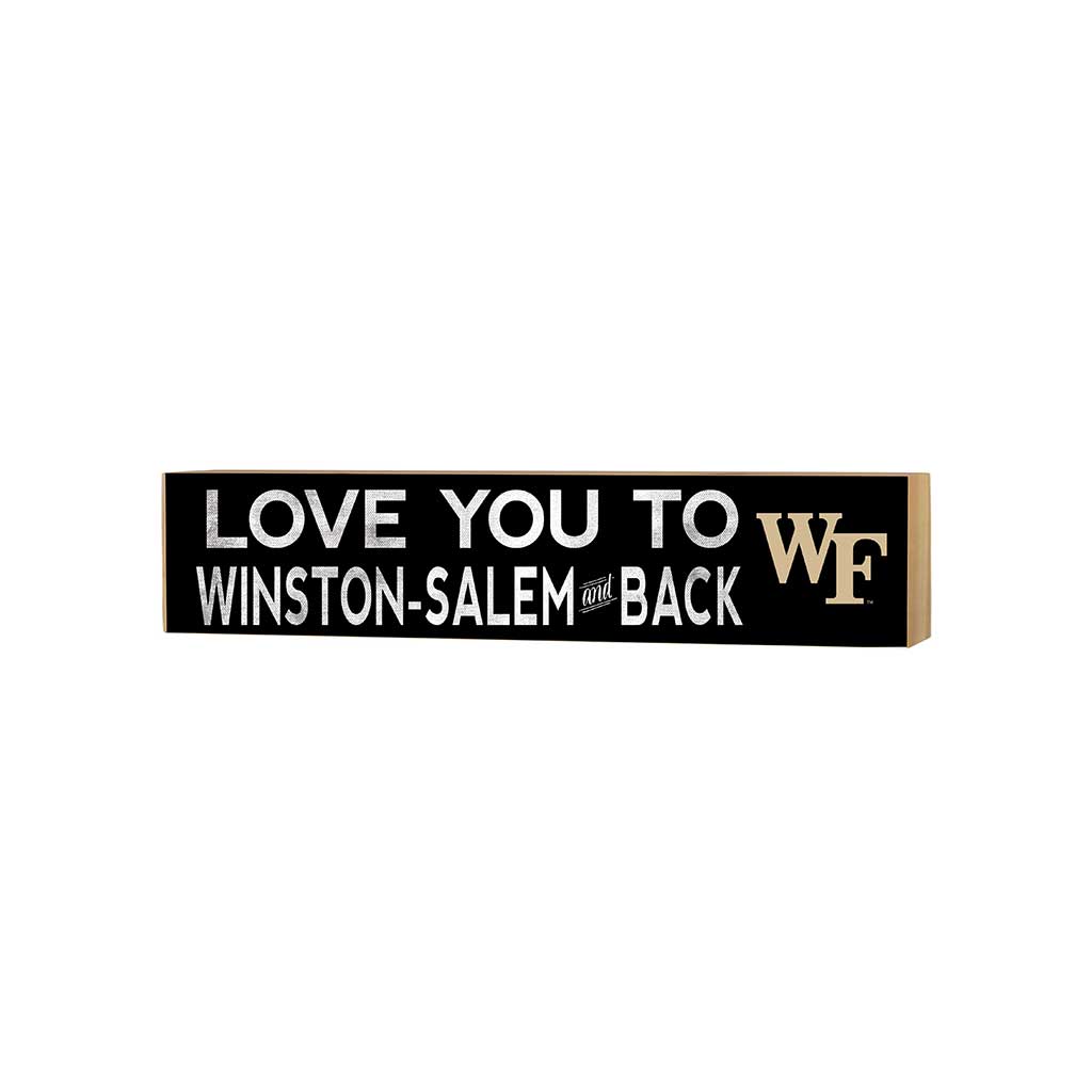 3x13 Block Love you to Wake Forest Demon Deacons