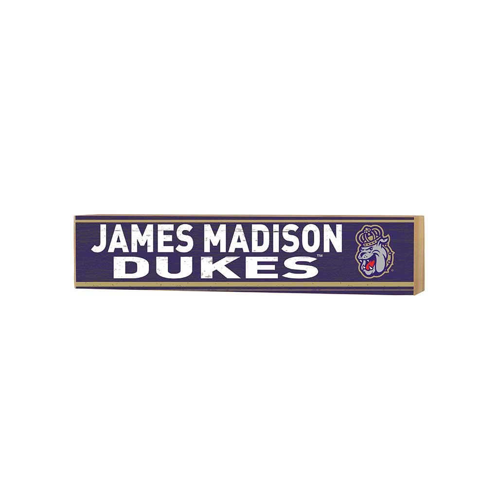 3x13 Block Team Spirit James Madison Dukes