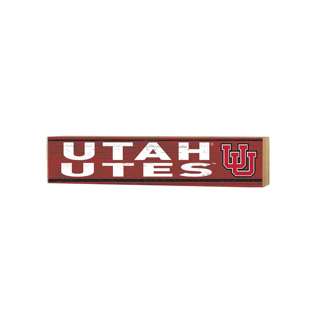 3x13 Block Team Spirit Utah Running Utes