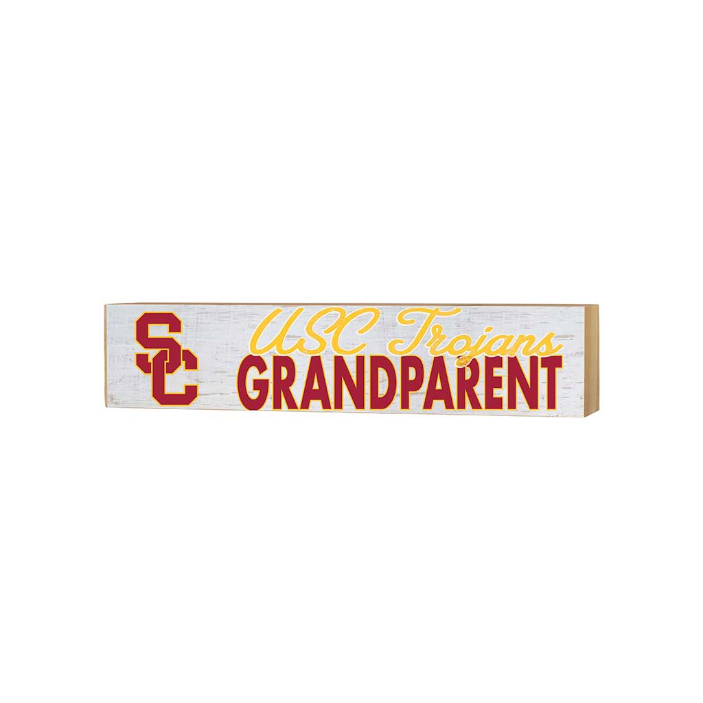 3x13 Block Weathered Grandparent Southern California Trojans