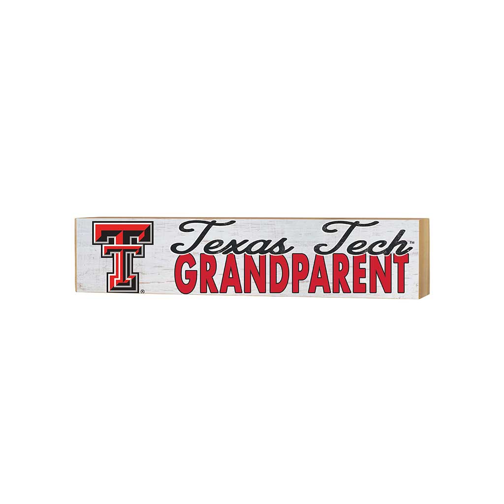 3x13 Block Weathered Grandparent Texas Tech Red Raiders