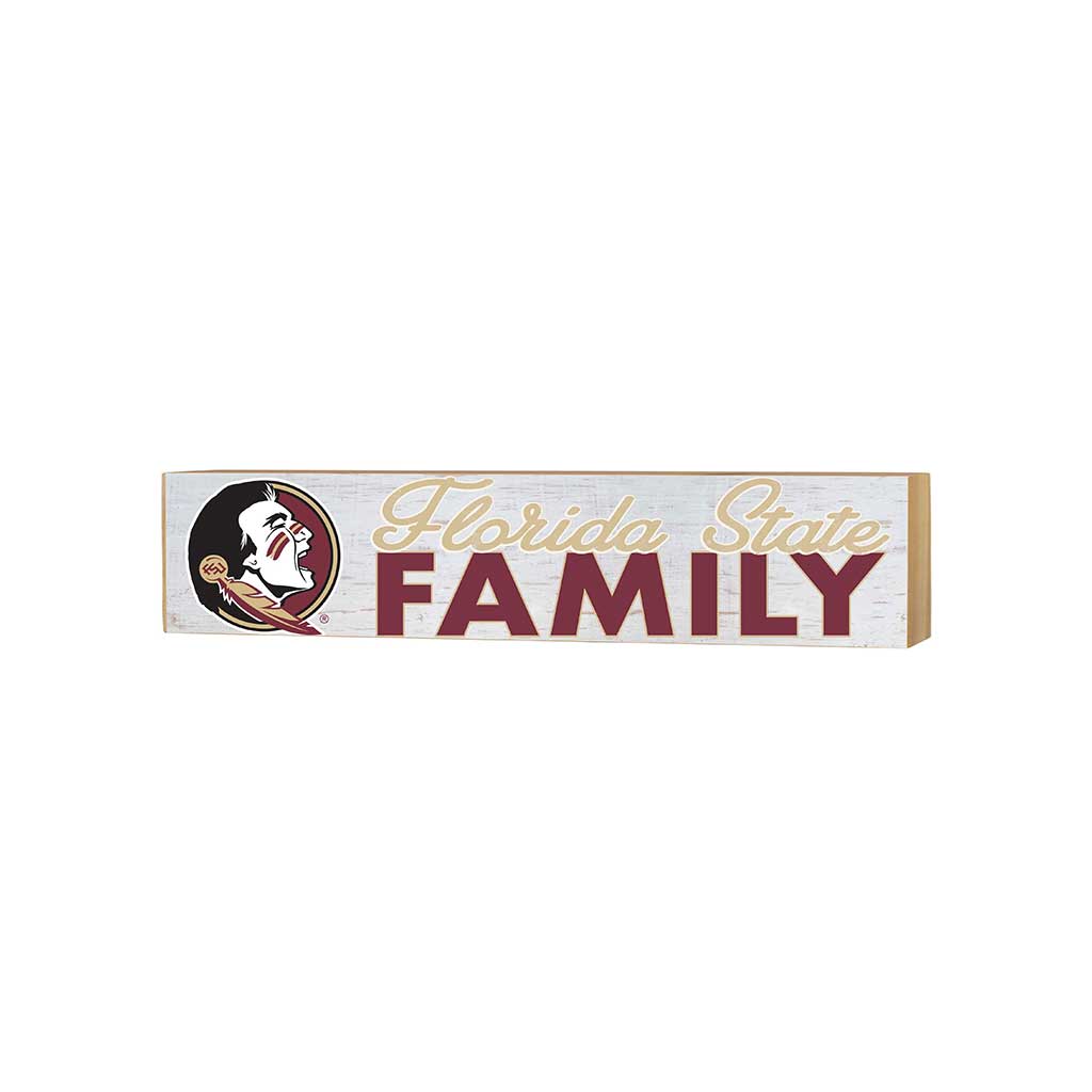 3x13 Block Weathered Team Family Block Florida State Seminoles