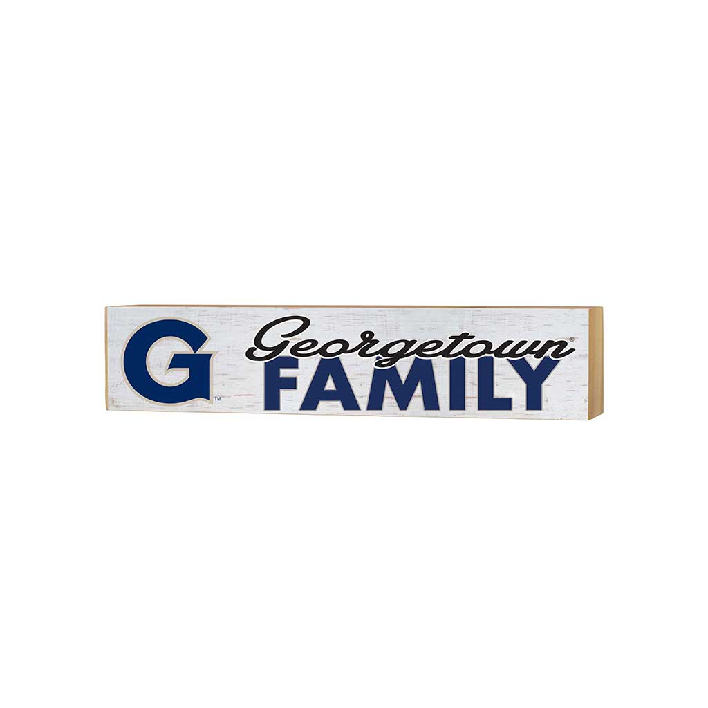 3x13 Block Weathered Team Family Georgetown Hoyas