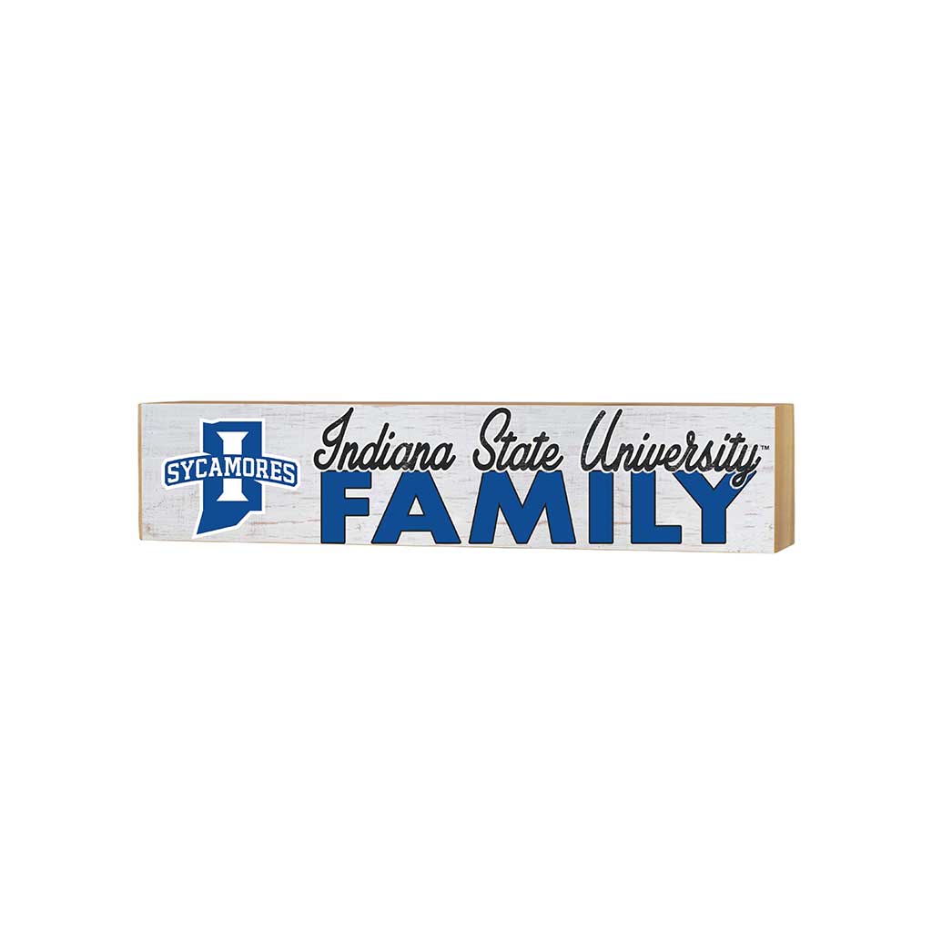 3x13 Block Weathered Team Family Block Indiana State Sycamores