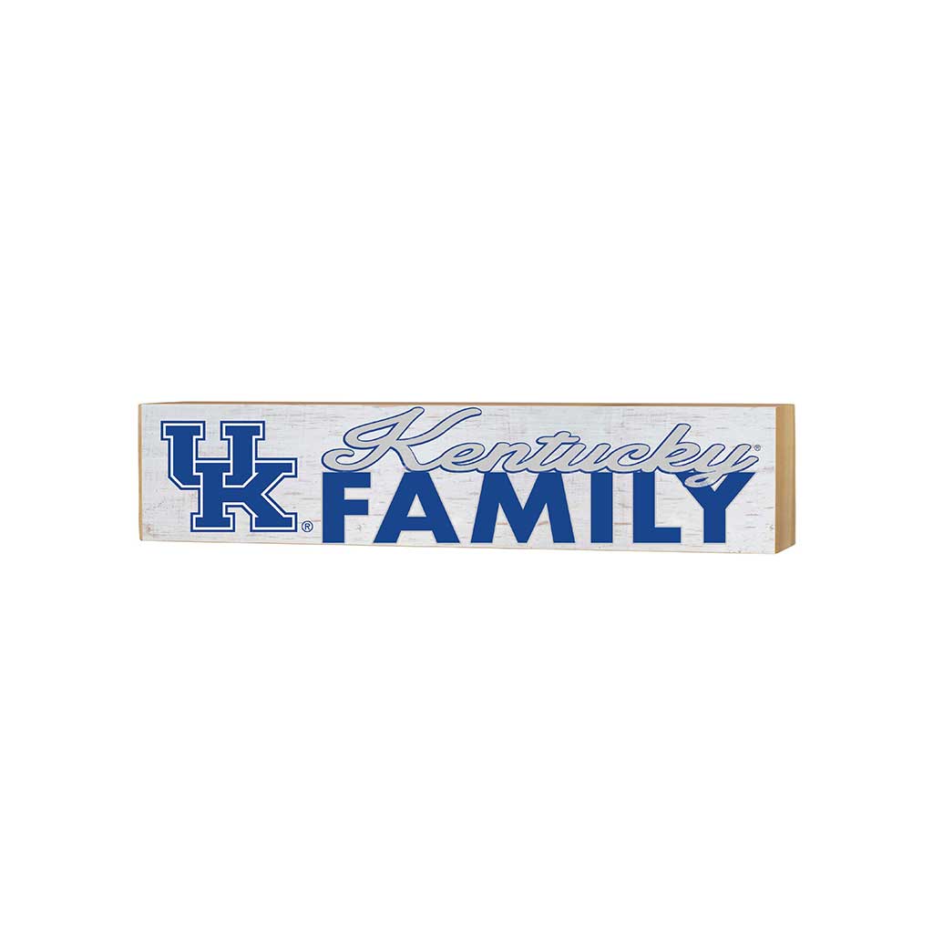 3x13 Block Weathered Team Family Block Kentucky Wildcats