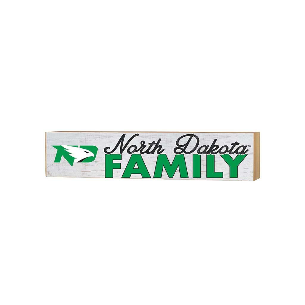 3x13 Block Weathered Team Family Block North Dakota Fighting Hawks