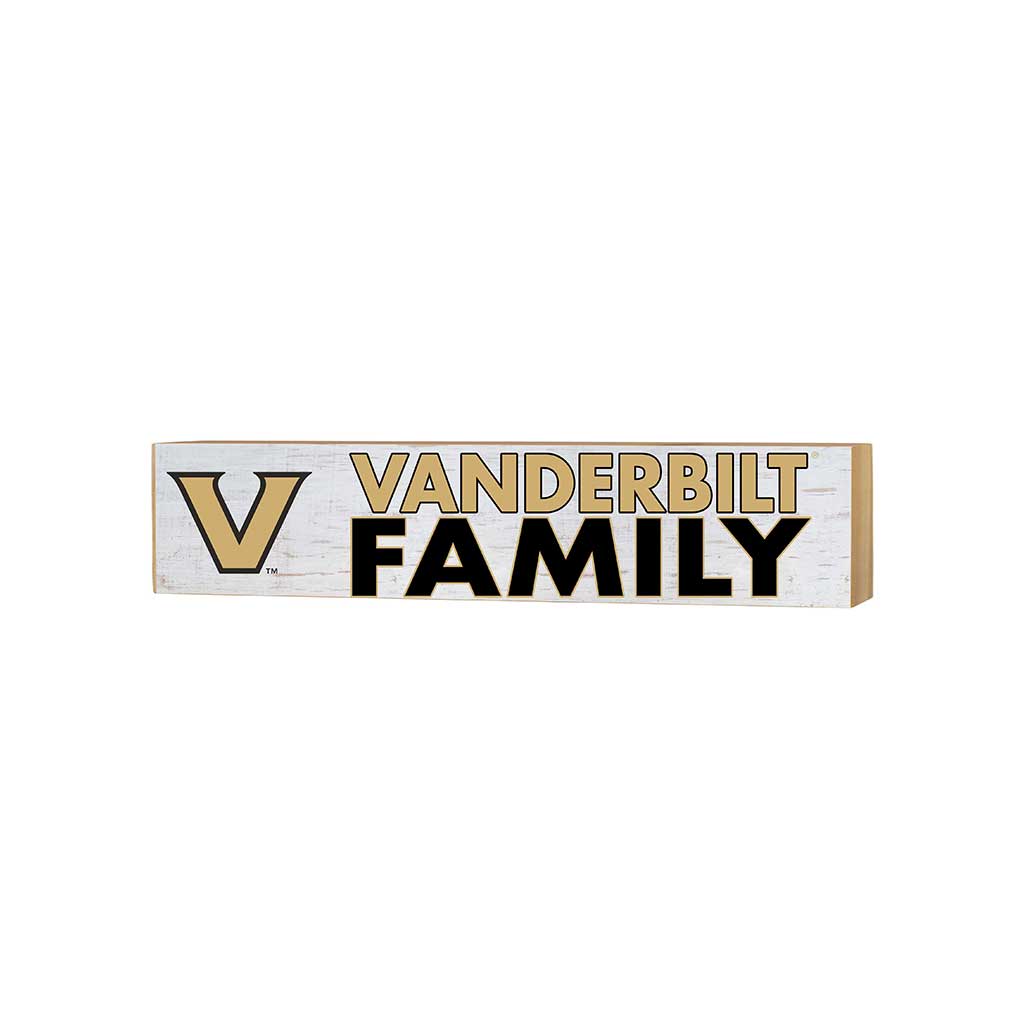 3x13 Block Weathered Team Family Vanderbilt Commodores