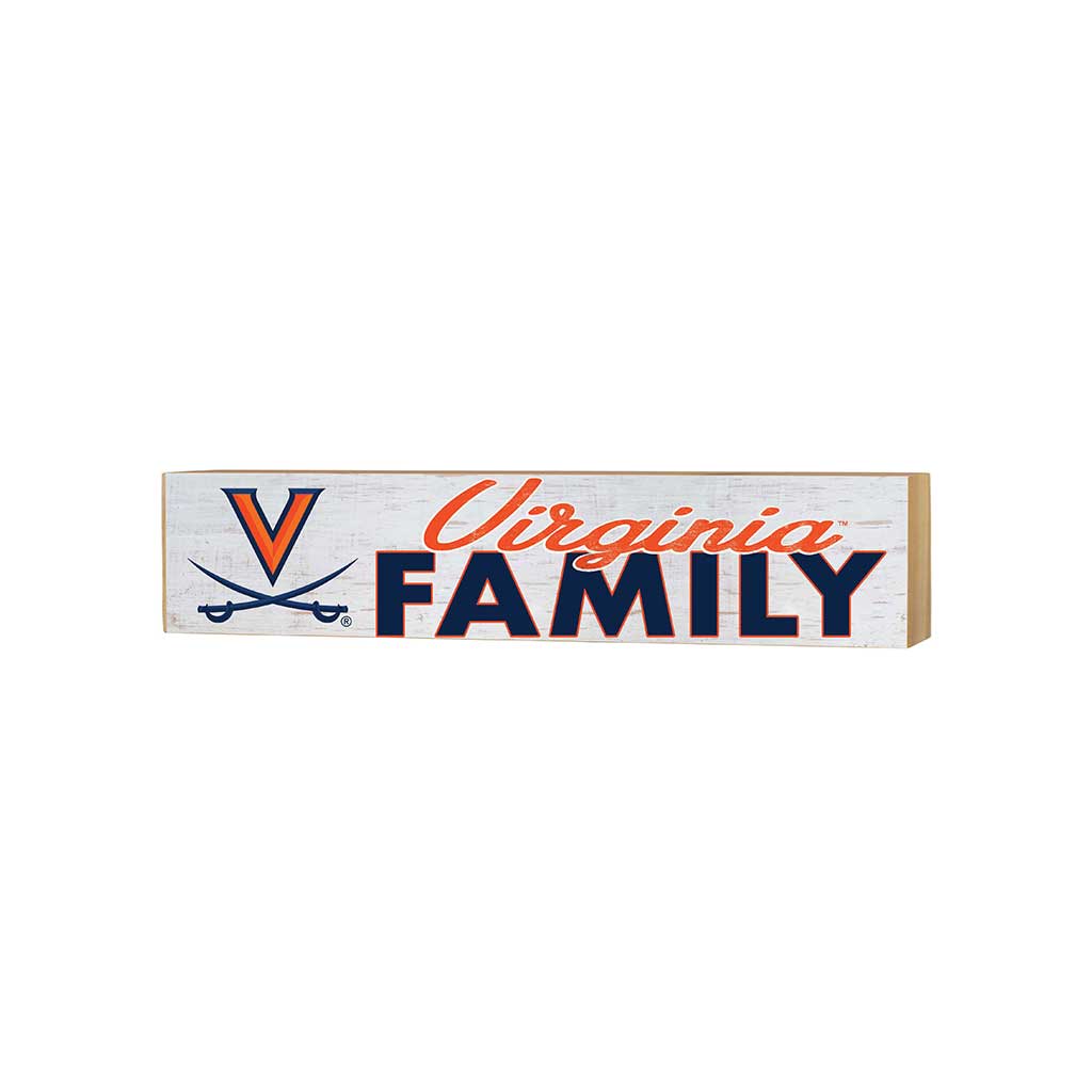 3x13 Block Weathered Team Family Block Virginia Cavaliers