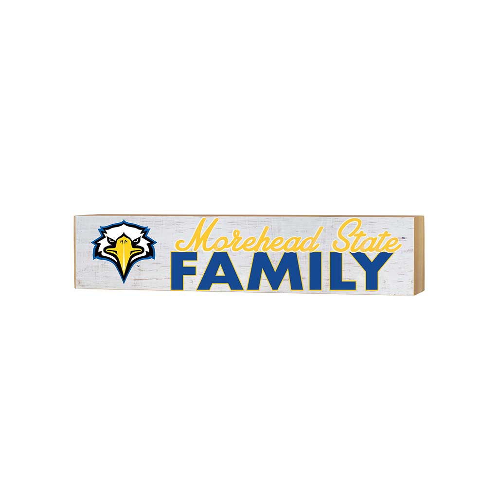3x13 Block Weathered Team Family Morehead State Eagles