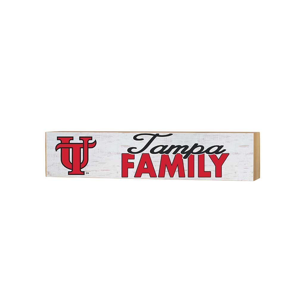 3x13 Block Weathered Team Family University of Tampa Spartans