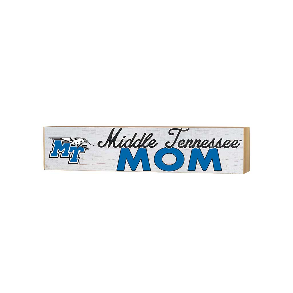 3x13 Block Weathered Mom Middle Tennessee State Blue Raiders