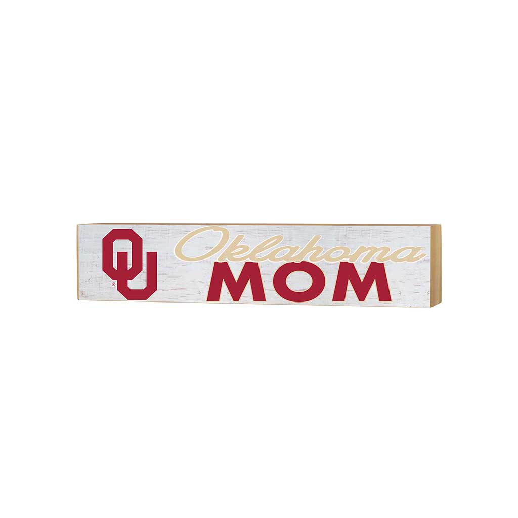 3x13 Block Weathered Mom Oklahoma Sooners