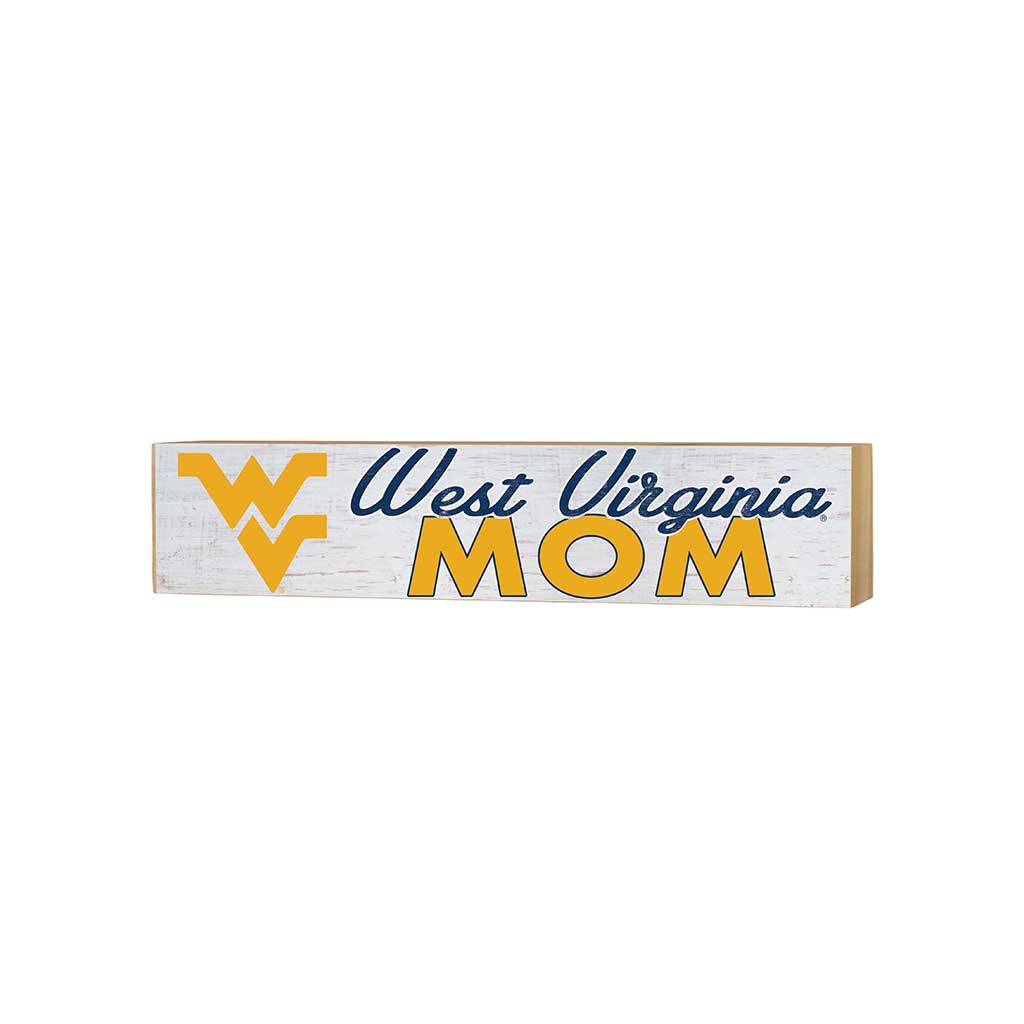 3x13 Block Weathered Mom West Virginia Mountaineers