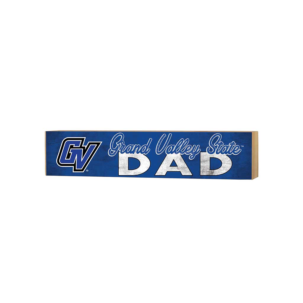 3x13 Block Colored With Logo Dad Grand Valley State Lakers