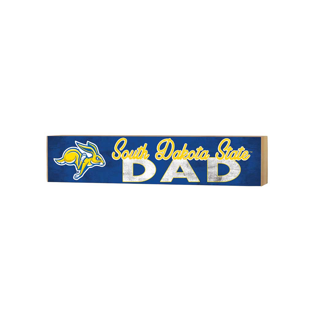 3x13 Block Colored With Logo Dad South Dakota State University Jackrabbits
