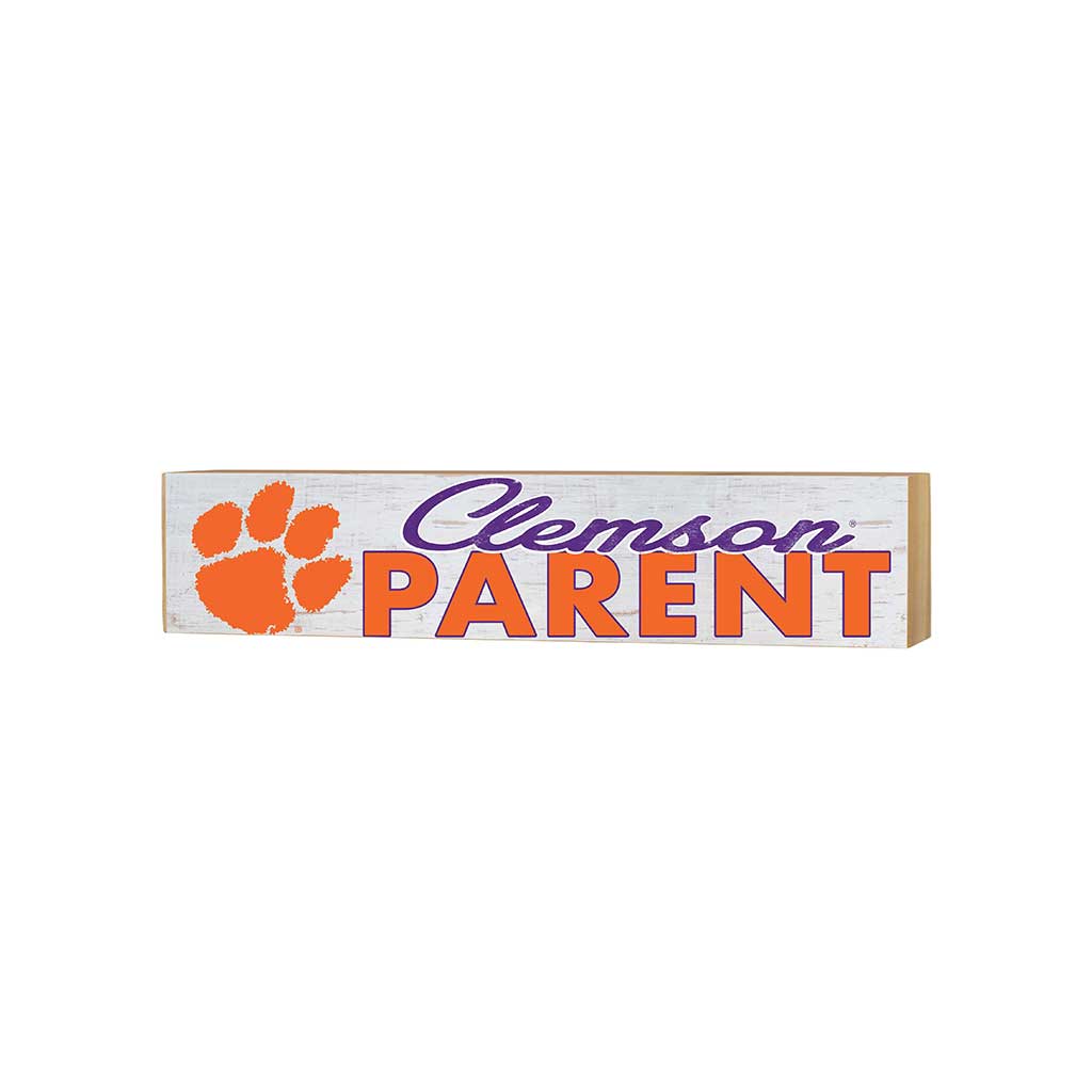 3x13 Block Weathered Parents Clemson Tigers