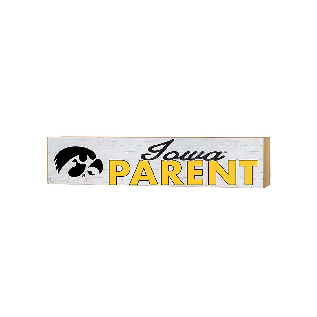3x13 Block Weathered Parents Iowa Hawkeyes